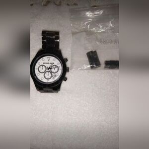 Men's Gently Worn Black  Michael Kors MK6083 Layton Chronograph Watch